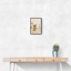 Bear at the Beach Childrens Wall Art Print