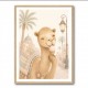 Camel Ice Cream Day Childrens Wall Art Print