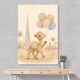 Camel with Balloons Childrens Wall Art Print
