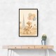 Camel with Balloons Childrens Wall Art Print