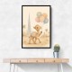 Camel with Balloons Childrens Wall Art Print