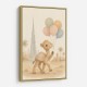 Camel with Balloons Childrens Wall Art Print