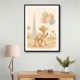 Camel with Balloons Childrens Wall Art Print