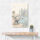 Elephant at the Marina Childrens Wall Art Print