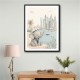 Elephant at the Marina Childrens Wall Art Print