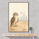 Falcon Backpack Adventure Childrens Wall Art Print