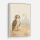 Falcon Backpack Adventure Childrens Wall Art Print