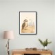 Falcon Backpack Adventure Childrens Wall Art Print