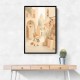 Fox in the Souk Childrens Wall Art Print