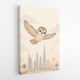 Little Falcon Over Dubai Childrens Wall Art Print