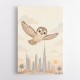 Little Falcon Over Dubai Childrens Wall Art Print
