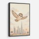 Little Falcon Over Dubai Childrens Wall Art Print