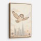 Little Falcon Over Dubai Childrens Wall Art Print