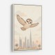 Little Falcon Over Dubai Childrens Wall Art Print