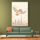Little Falcon Over Dubai Childrens Wall Art Print