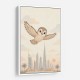 Little Falcon Over Dubai Childrens Wall Art Print