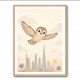 Little Falcon Over Dubai Childrens Wall Art Print