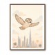 Little Falcon Over Dubai Childrens Wall Art Print