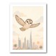 Little Falcon Over Dubai Childrens Wall Art Print