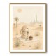 Rabbit Desert Picnic Childrens Wall Art Print