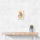 Bear Basketball Childrens Wall Art Print