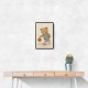 Bear Basketball Childrens Wall Art Print