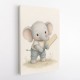 Elephant Cricket Childrens Wall Art Print