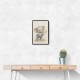 Elephant Cricket Childrens Wall Art Print