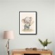 Elephant Cricket Childrens Wall Art Print