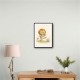 Football Lion Childrens Wall Art Print