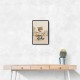 Fox Skateboard Childrens Wall Art Print