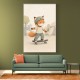 Fox Skateboard Childrens Wall Art Print