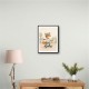 Fox Skateboard Childrens Wall Art Print
