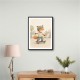 Fox Skateboard Childrens Wall Art Print