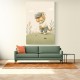 Golfing Tiger Childrens Wall Art Print