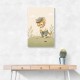 Golfing Tiger Childrens Wall Art Print