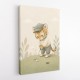 Golfing Tiger Childrens Wall Art Print