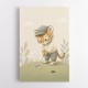 Golfing Tiger Childrens Wall Art Print