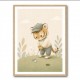 Golfing Tiger Childrens Wall Art Print