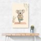 Koala Yoga Childrens Wall Art Print