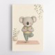 Koala Yoga Childrens Wall Art Print