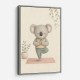 Koala Yoga Childrens Wall Art Print