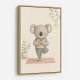 Koala Yoga Childrens Wall Art Print