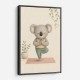 Koala Yoga Childrens Wall Art Print