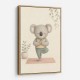 Koala Yoga Childrens Wall Art Print