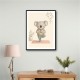 Koala Yoga Childrens Wall Art Print