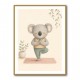Koala Yoga Childrens Wall Art Print
