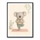 Koala Yoga Childrens Wall Art Print