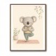 Koala Yoga Childrens Wall Art Print