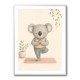 Koala Yoga Childrens Wall Art Print